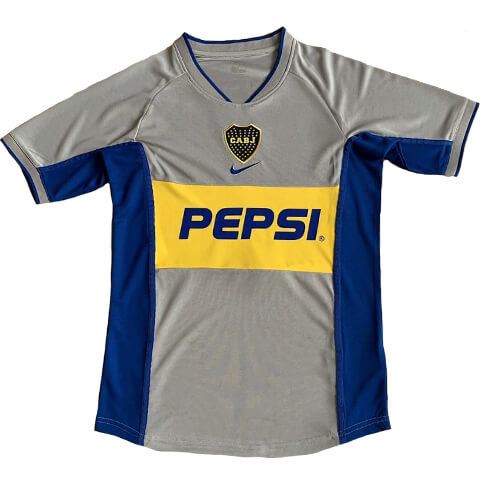 CAMISETA RETRO BOCA JUNIORS 02/03